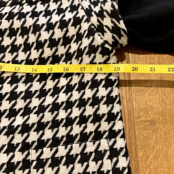 Women's Katherine Barclay Lightweight Wool Blend Jacket Houndstooth Size S - Picture 5 of 13